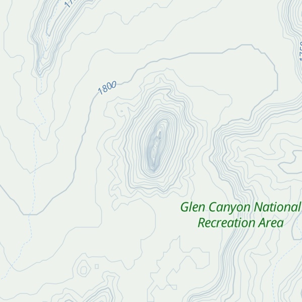 Map of Bagpipe Butte