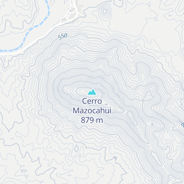 Map of Cerro Mazocahui