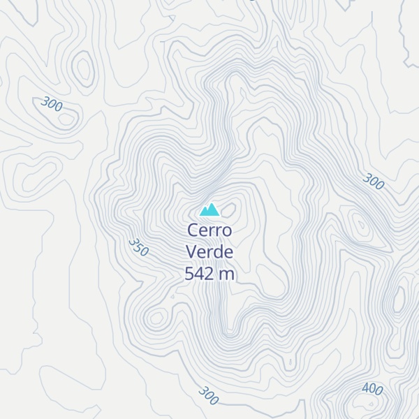 Map of Cerro Verde