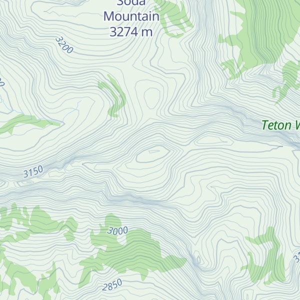 Map of Soda Mountain