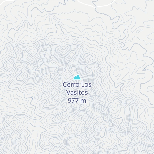 Map of Cerro Los Vasitos