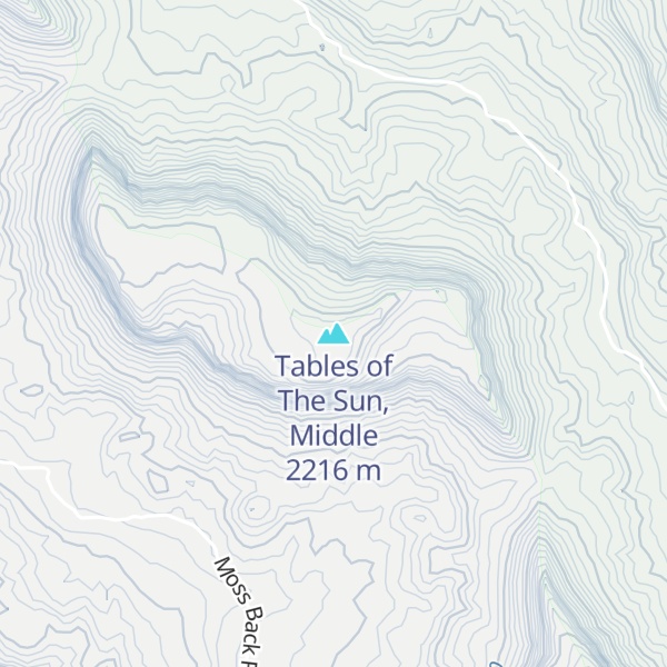 Map of Tables of The Sun, Middle