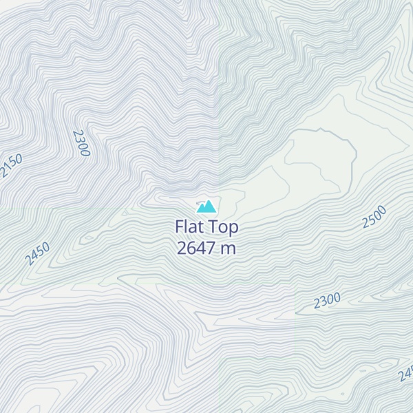 Map of Flat Top