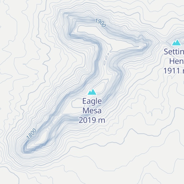 Map of Eagle Mesa