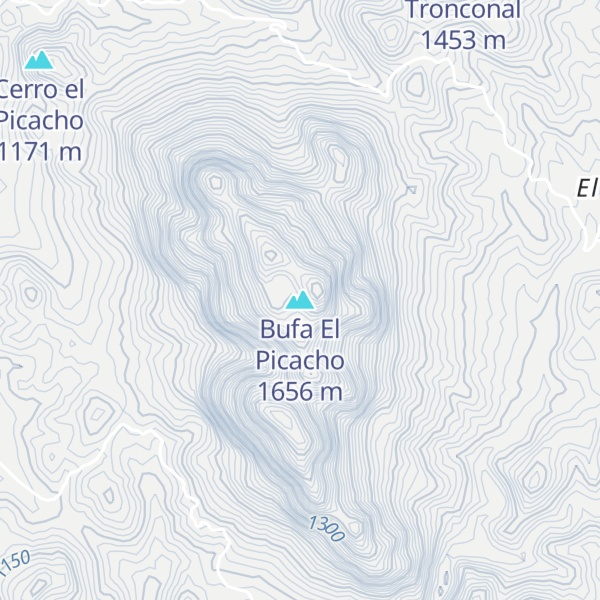 Map of Bufa El Picacho