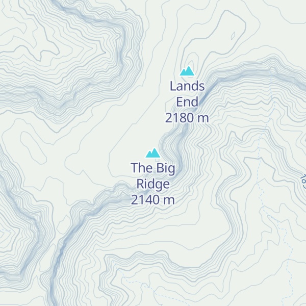 Map of The Big Ridge