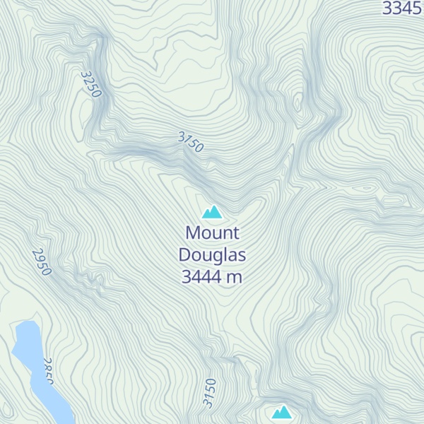 Map of Mount Douglas