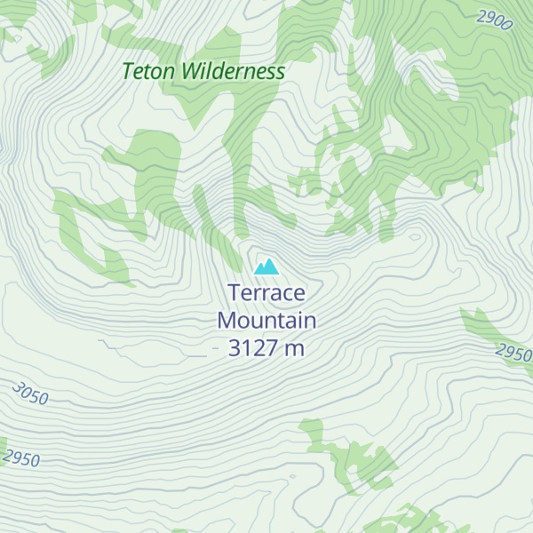 Map of Terrace Mountain