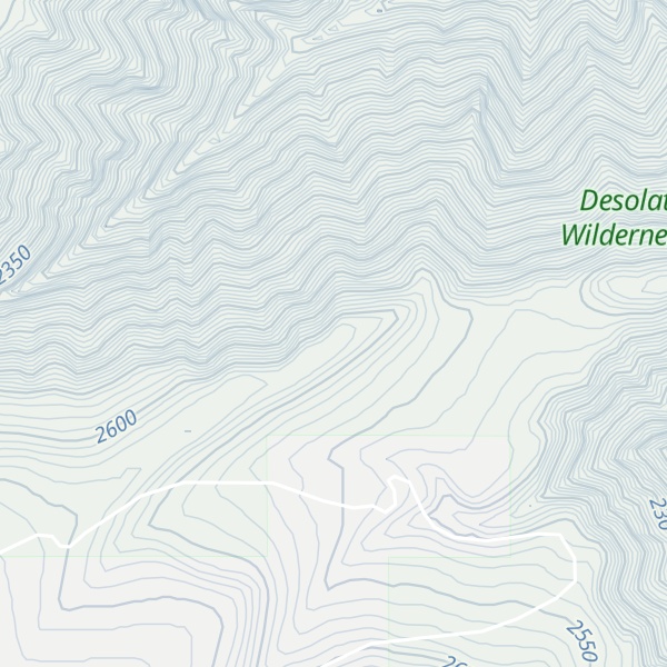 Map of Van Duesen Ridge