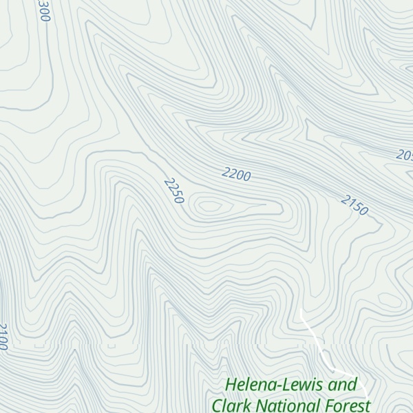 Map of Bartleson Peak