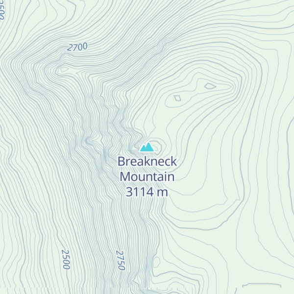Map of Breakneck Mountain