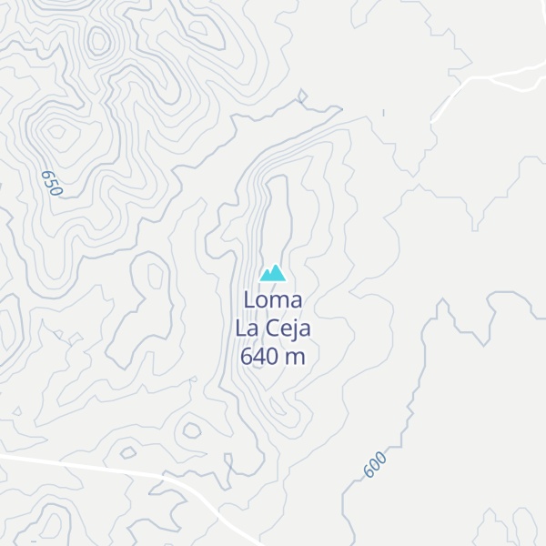 Map of Loma La Ceja