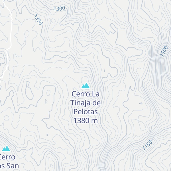 Map of Cerro La Tinaja de Pelotas