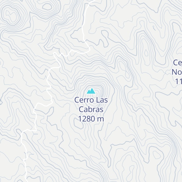 Map of Cerro Las Cabras