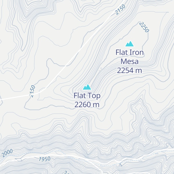 Map of Flat Top