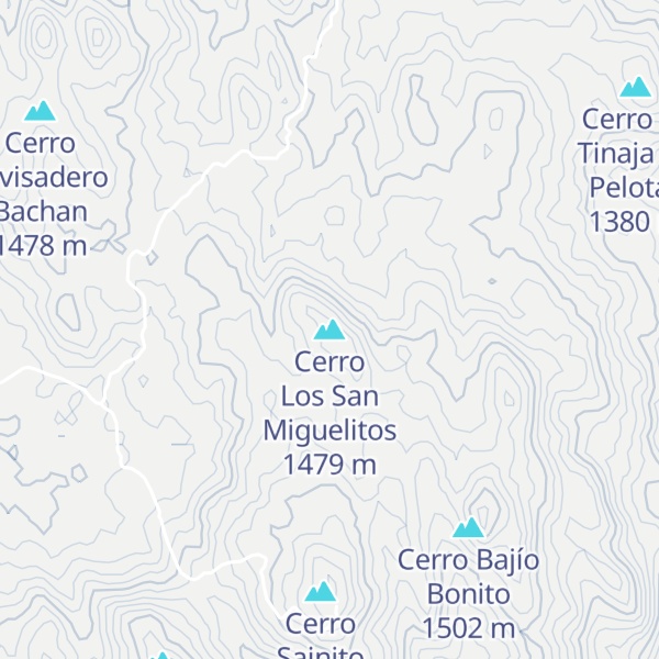 Map of Cerro Los San Miguelitos