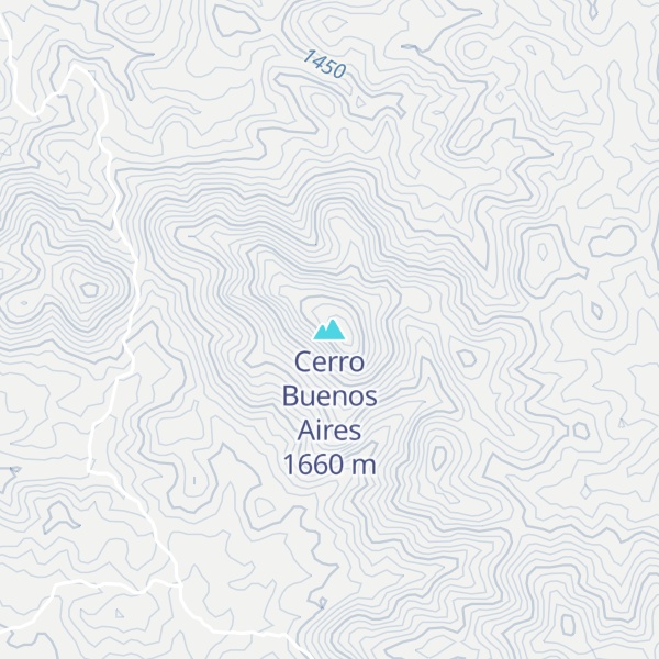 Map of Cerro Buenos Aires