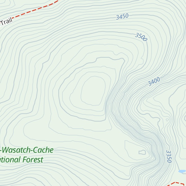 Map of Thompson Peak