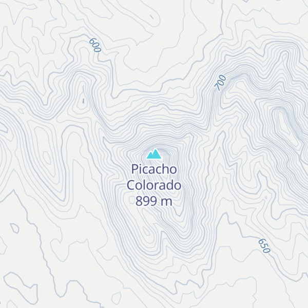 Map of Picacho Colorado