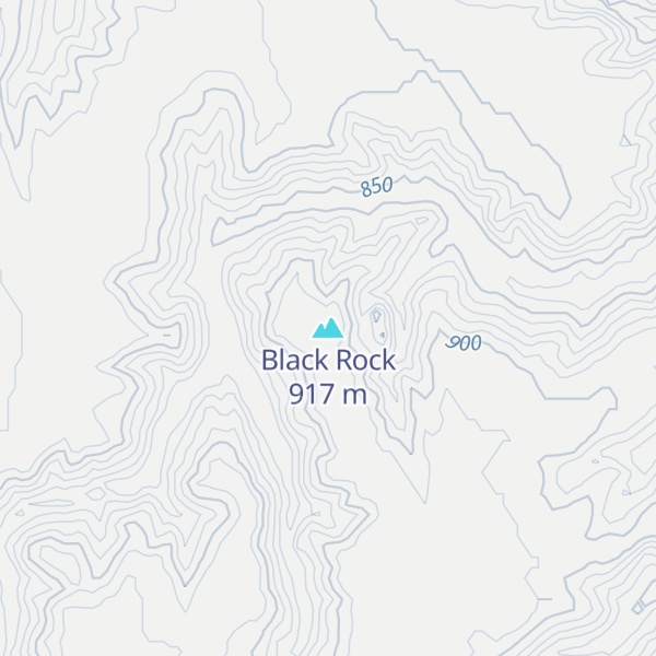 Map of Black Rock