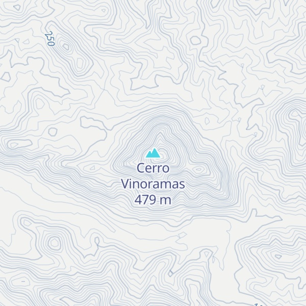 Map of Cerro Vinoramas