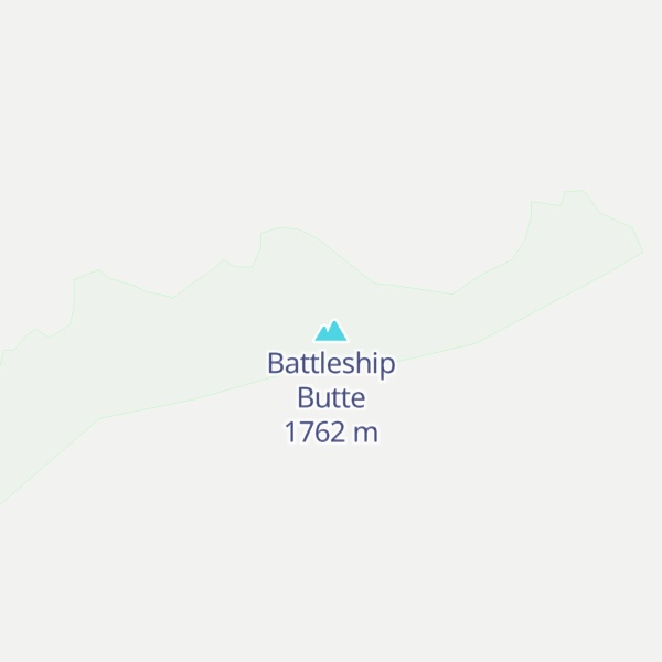 Map of Battleship Butte