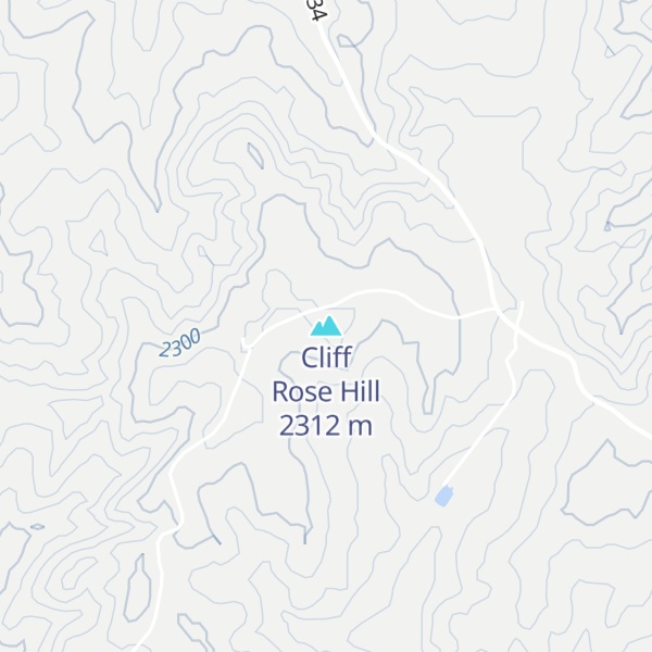Map of Cliff Rose Hill
