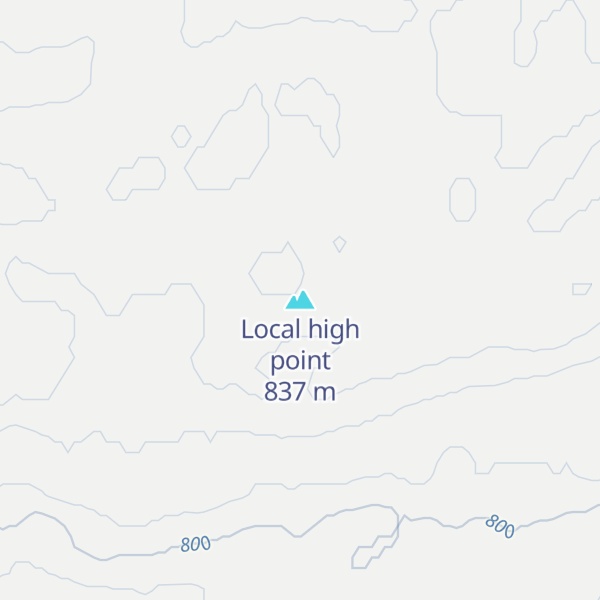 Map of Local high point