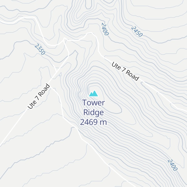 Map of Tower Ridge