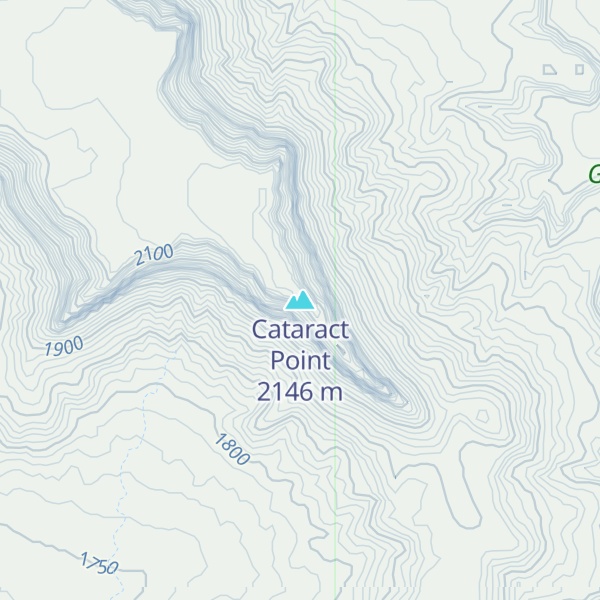 Map of Cataract Point