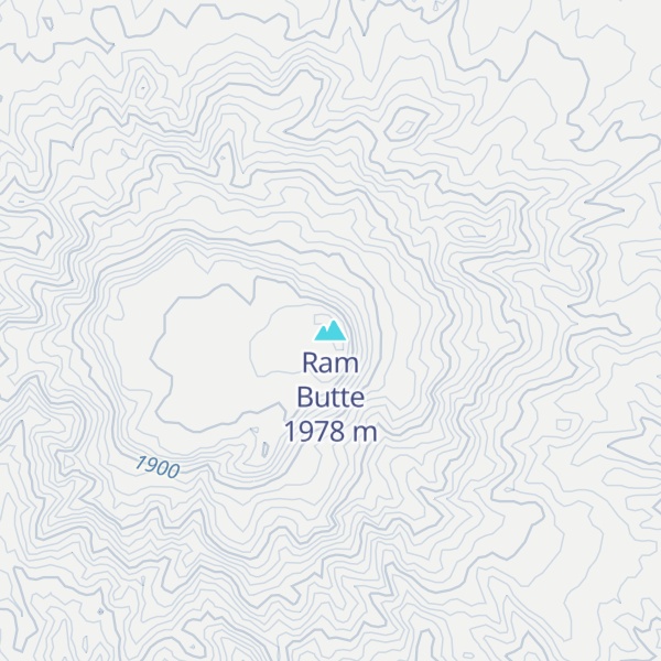 Map of Ram Butte