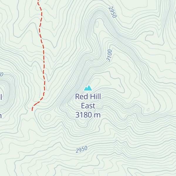 Map of Red Hill East