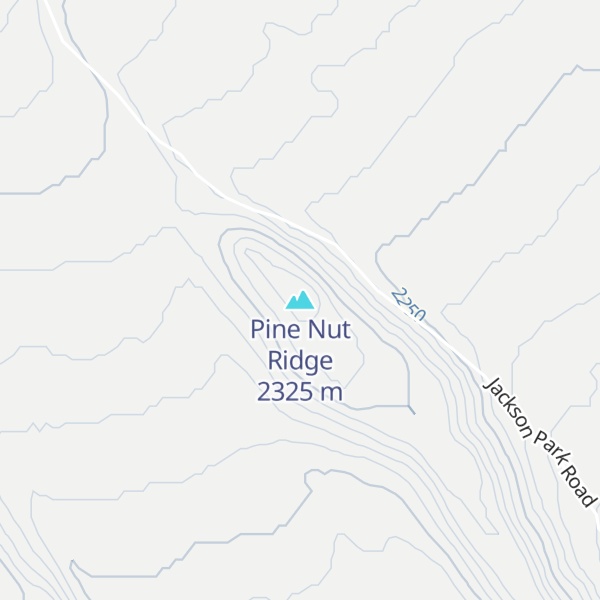 Map of Pine Nut Ridge