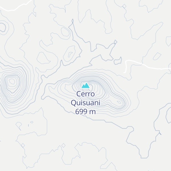 Map of Cerro Quisuani