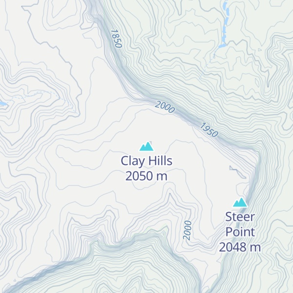 Map of Clay Hills