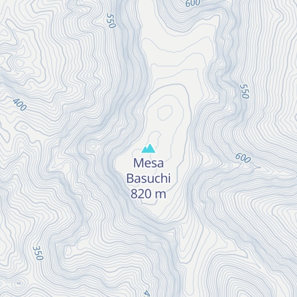 Map of Mesa Basuchi