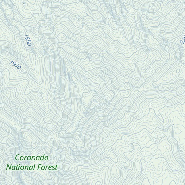 Map of Pinnacle Ridge
