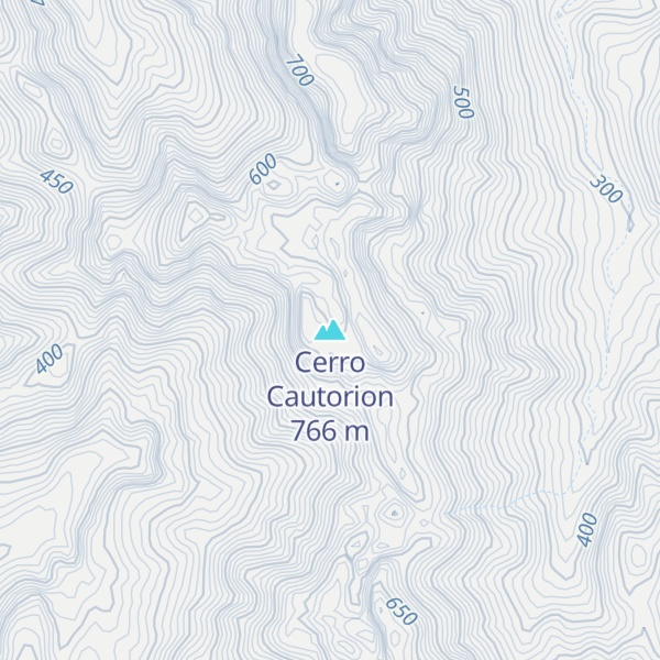 Map of Cerro Cautorion