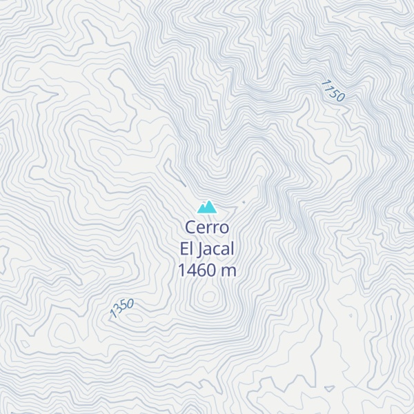 Map of Cerro El Jacal