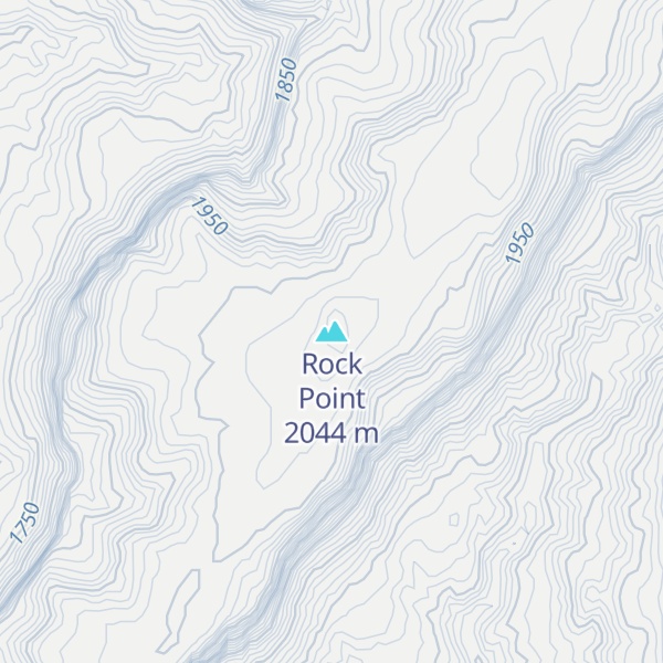Map of Rock Point
