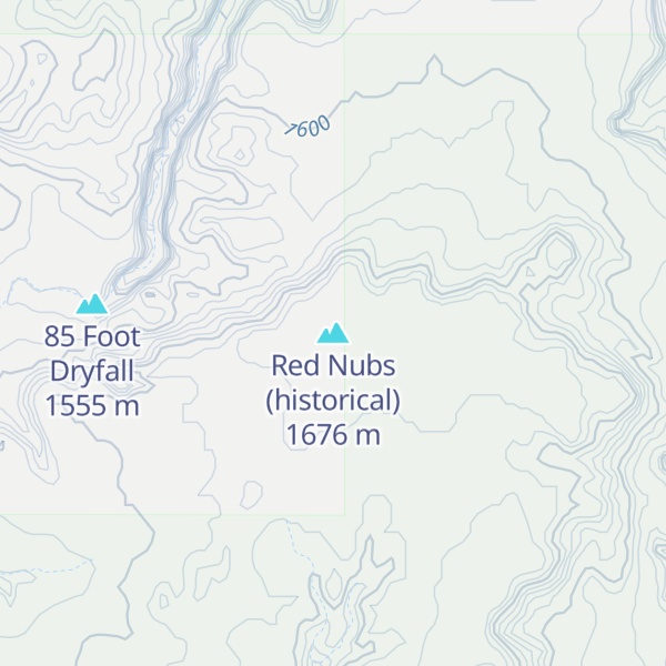 Map of Red Nubs (historical)