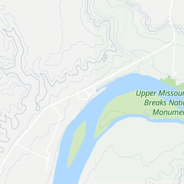 Map of Coal Banks Landing BLM Office