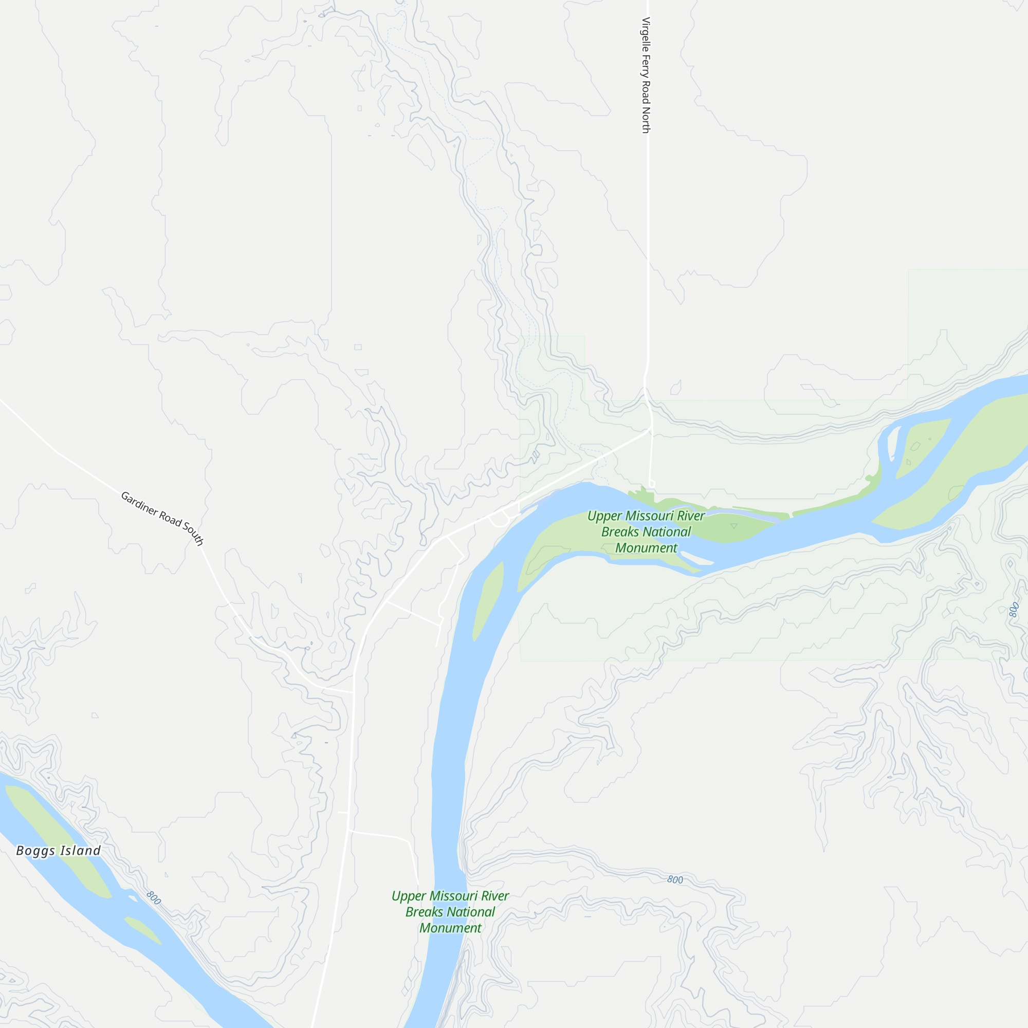Coal Banks Landing BLM Office map