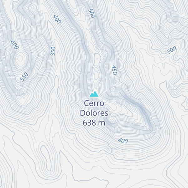 Map of Cerro Dolores