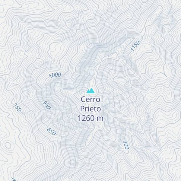 Map of Cerro Prieto