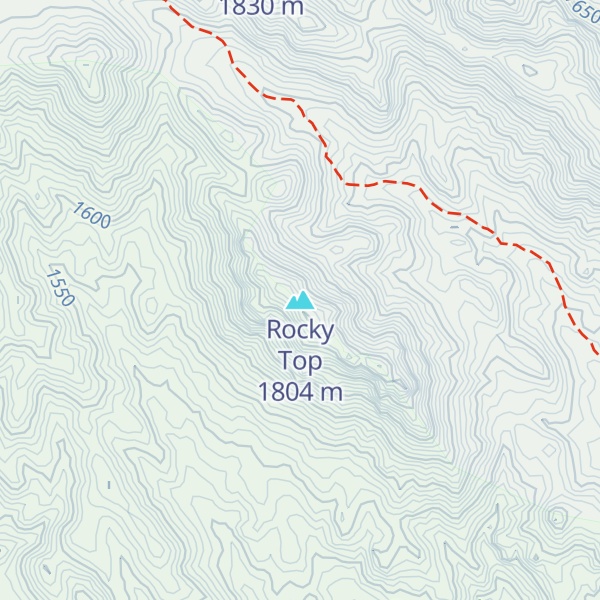 Map of Rocky Top