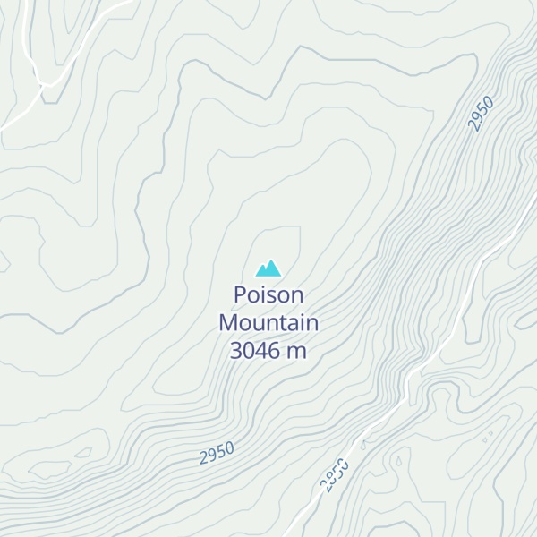 Map of Poison Mountain