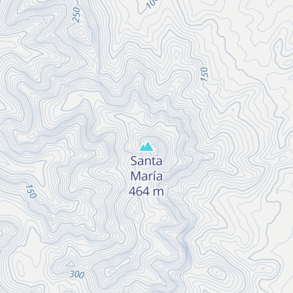 Map of Santa María