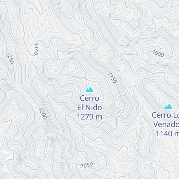 Map of Cerro El Nido