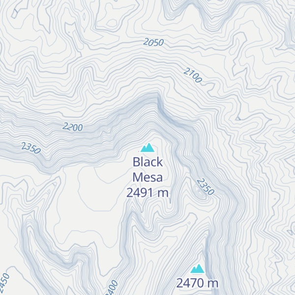 Map of Black Mesa